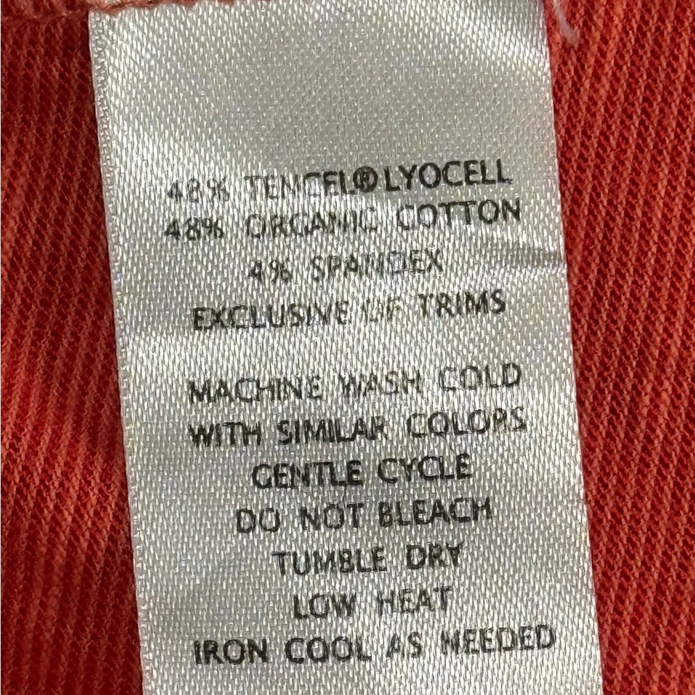 Toad & Co SS Windmere Dress W Sz. S Orange Cotton Pockets Beach Summer Resort - Picture 9 of 9